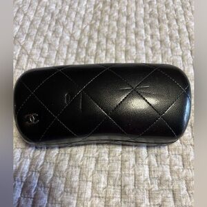 Chanel Eyeglass Case - Black, Quilted